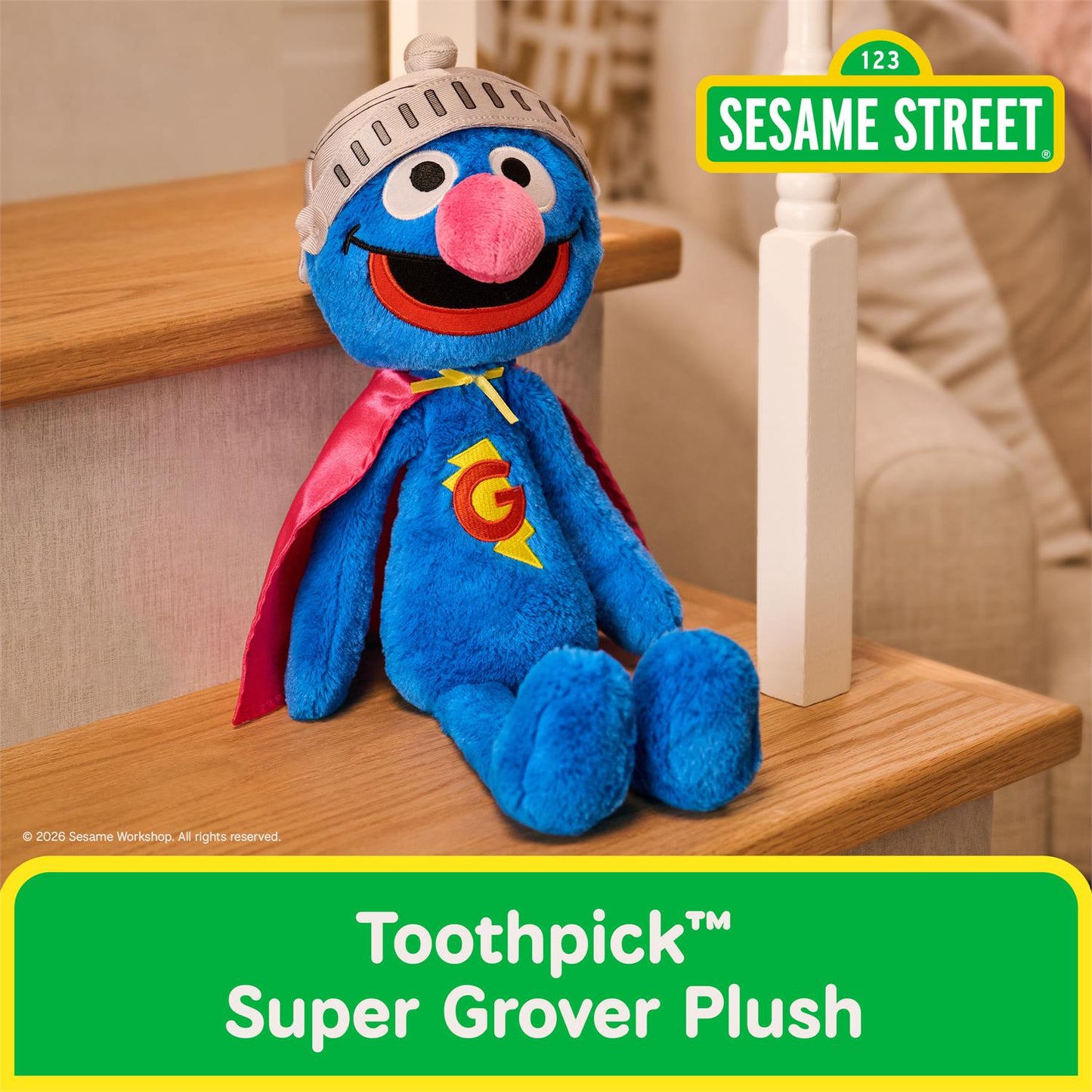 GUND Toothpick Super Grover