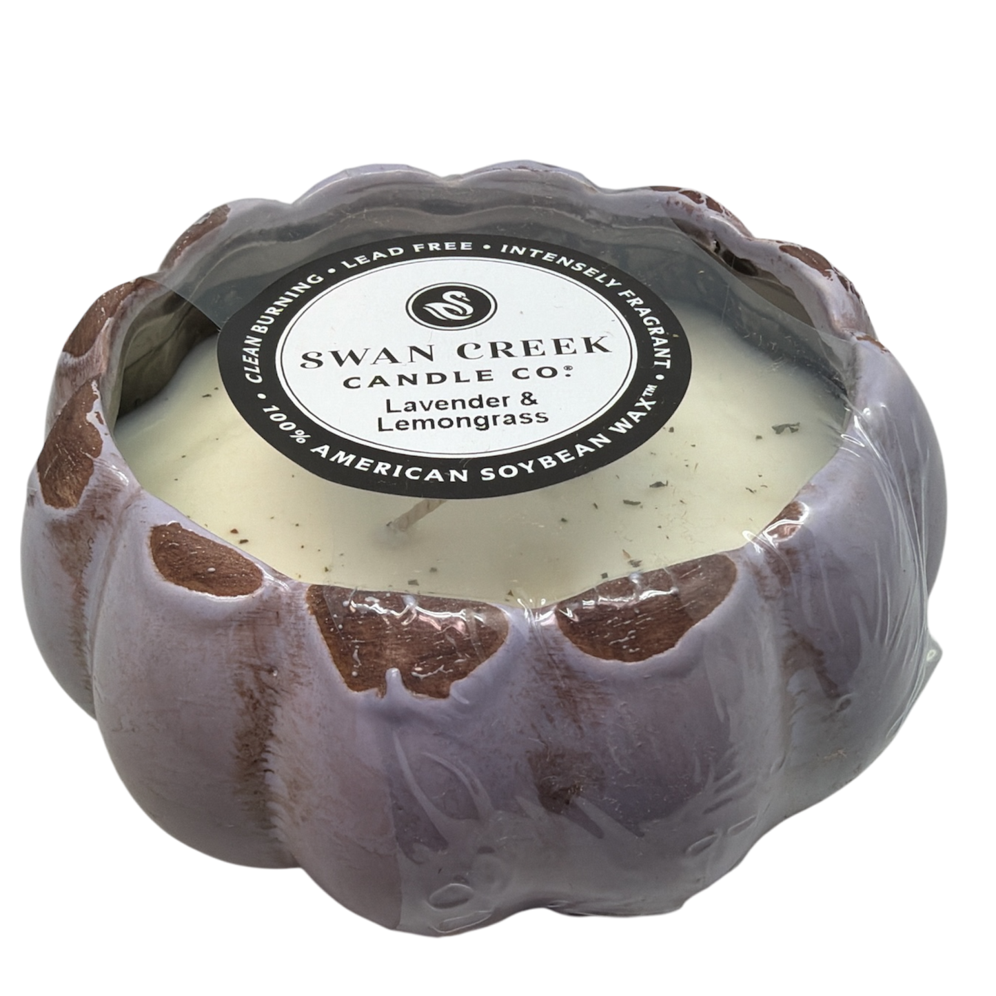 Small Petal Bowl  Soy Candle - Lavender and Lemongrass