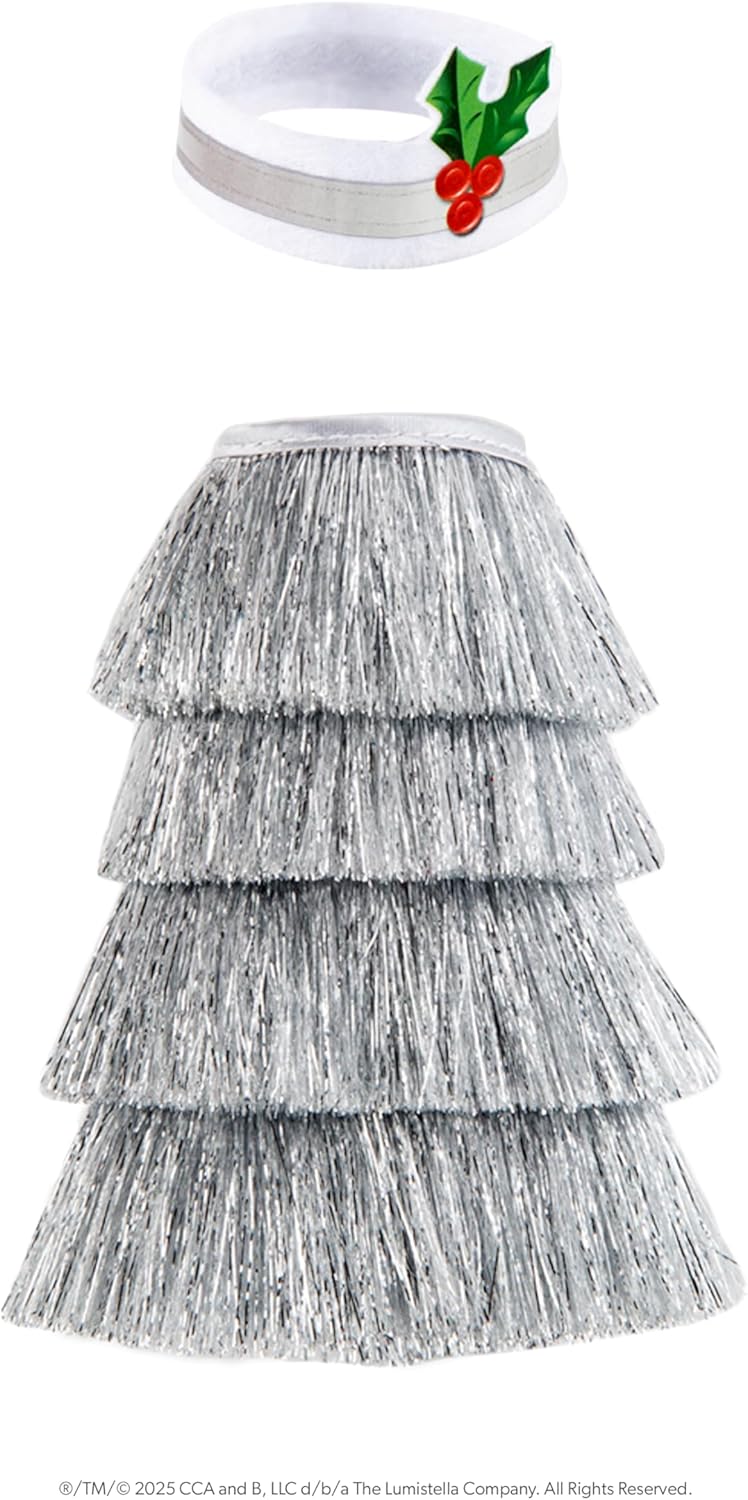 The Elf on the Shelf  Claus Couture Tiny Tinsel Dress