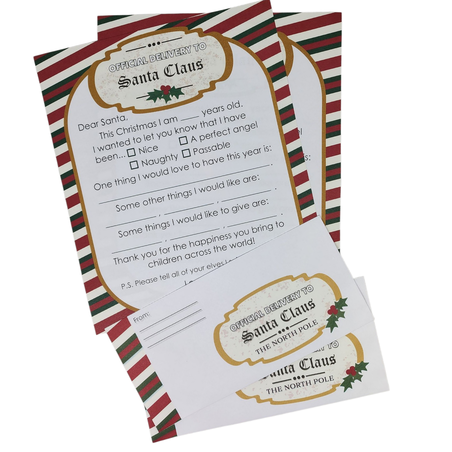 Letter to Santa Stationary