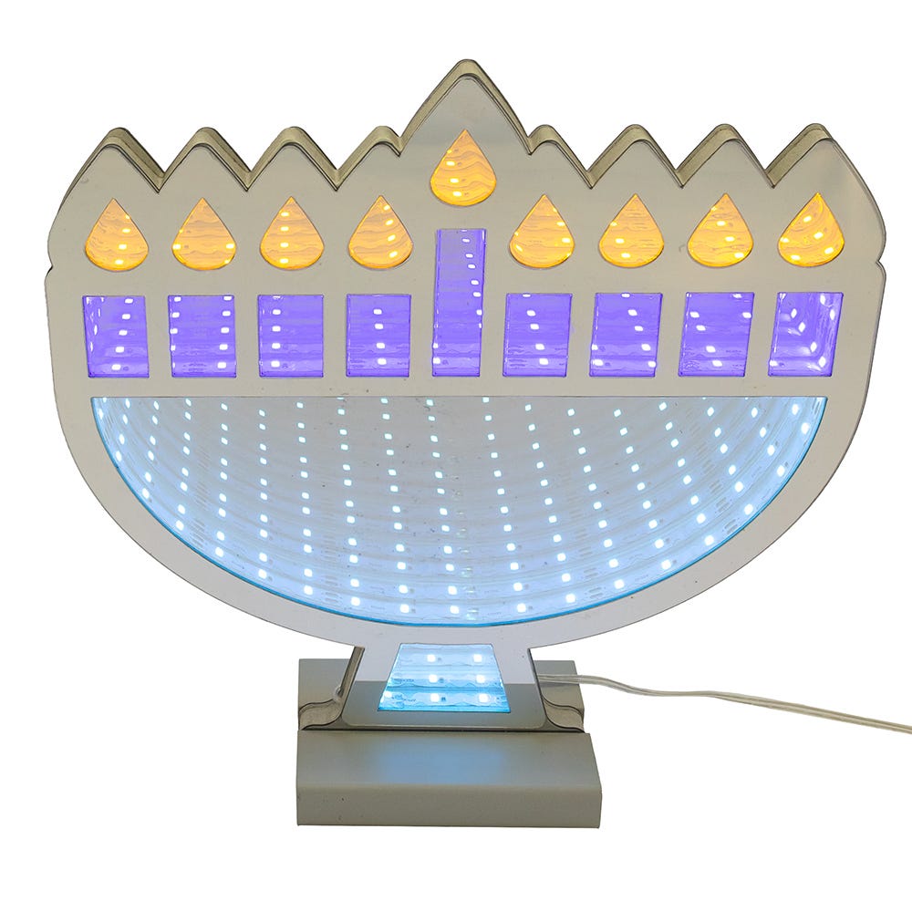 Illuminating Menorah Infinity Light