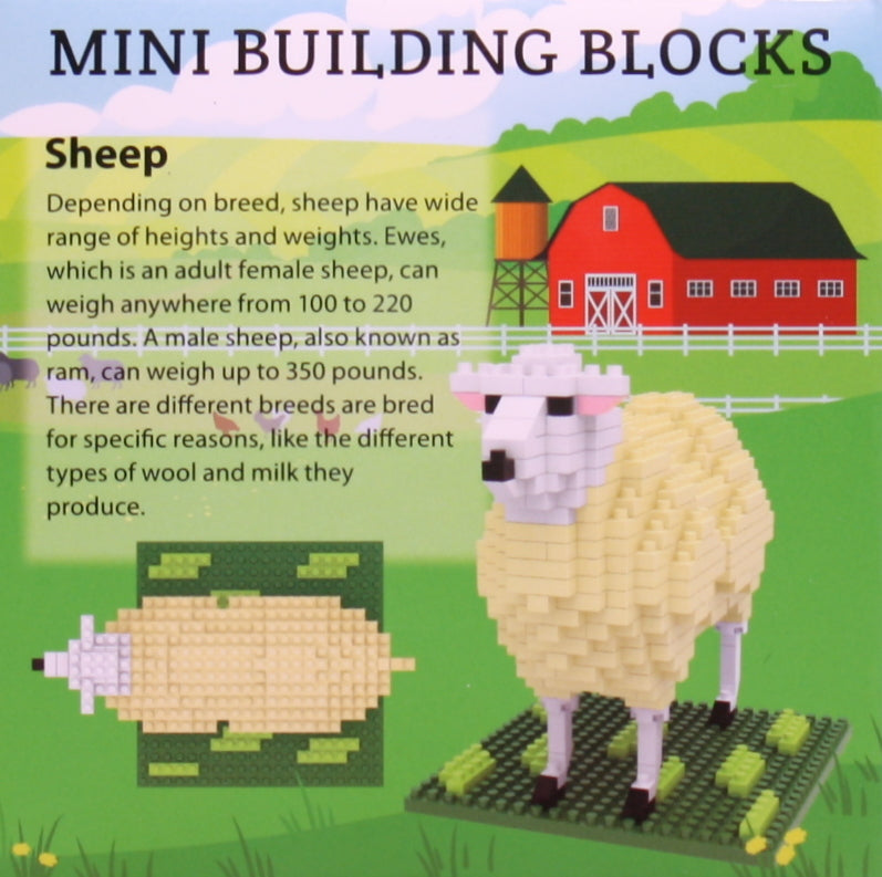 Mini Building Blocks - Farm Series - Sheep