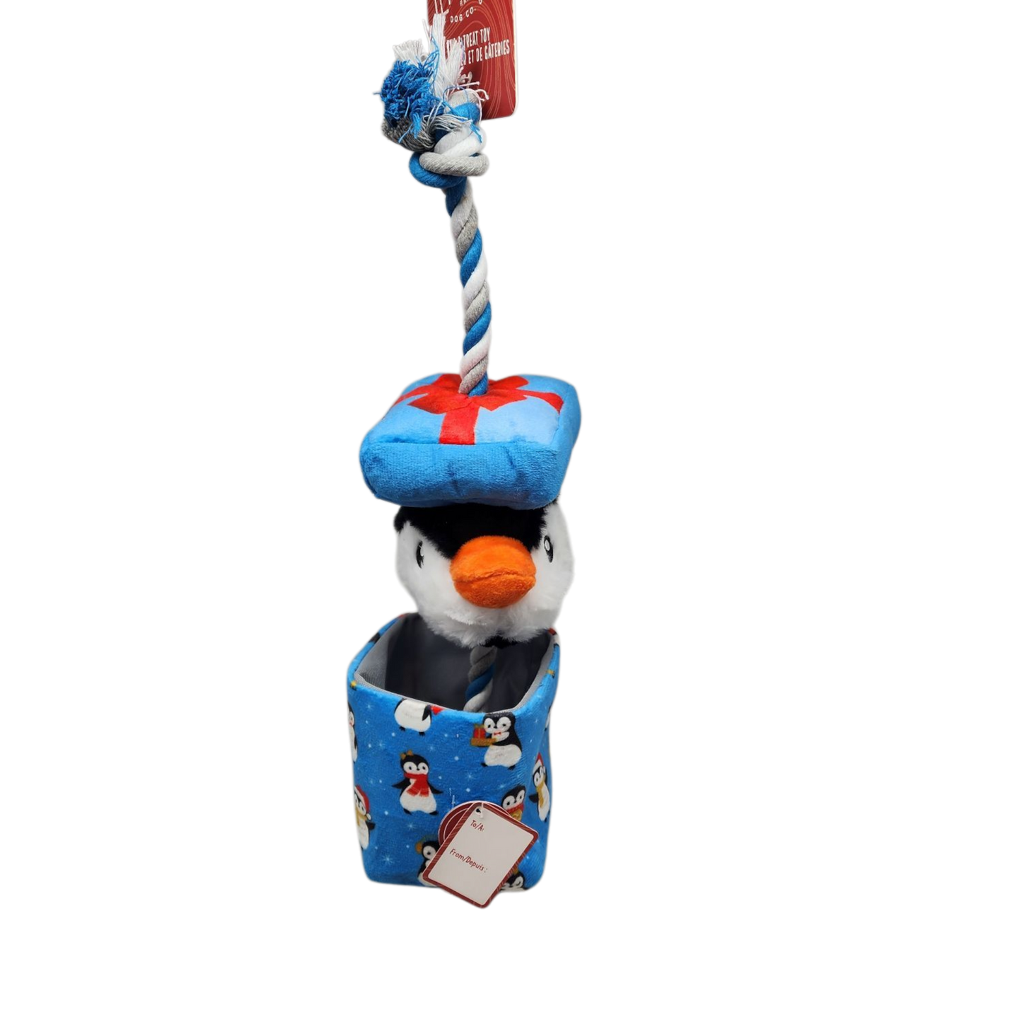 Penguin Hide and Treat Tug Toy