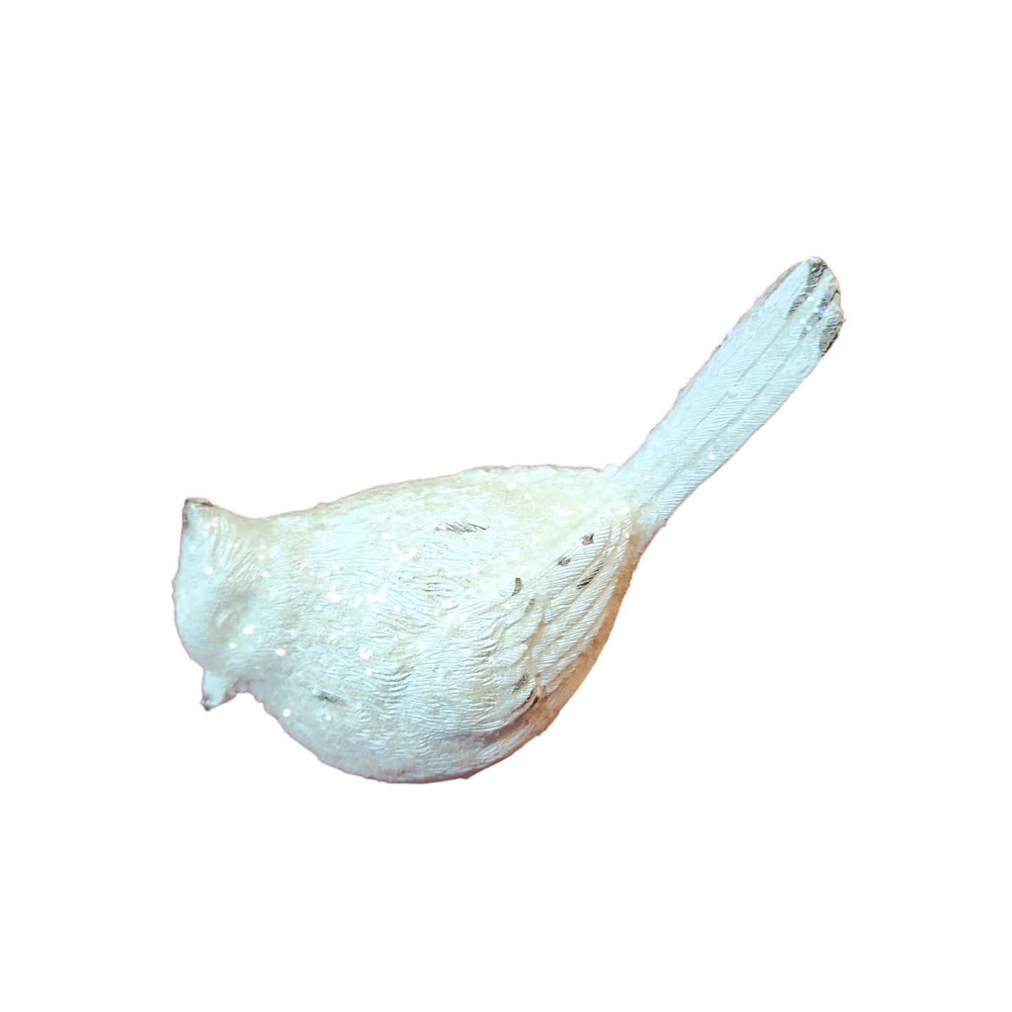 White Cardinal Figurine -