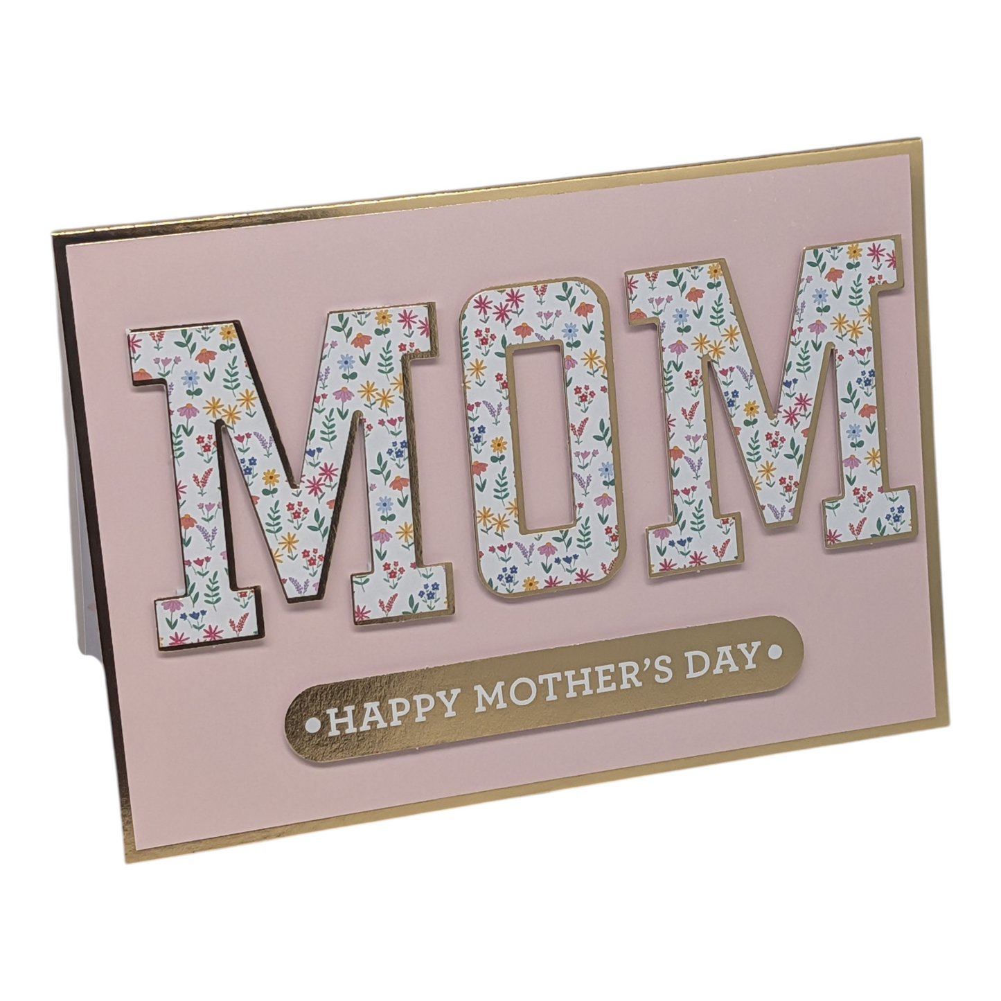 Floral MOM Lettering - Mother's Day Card