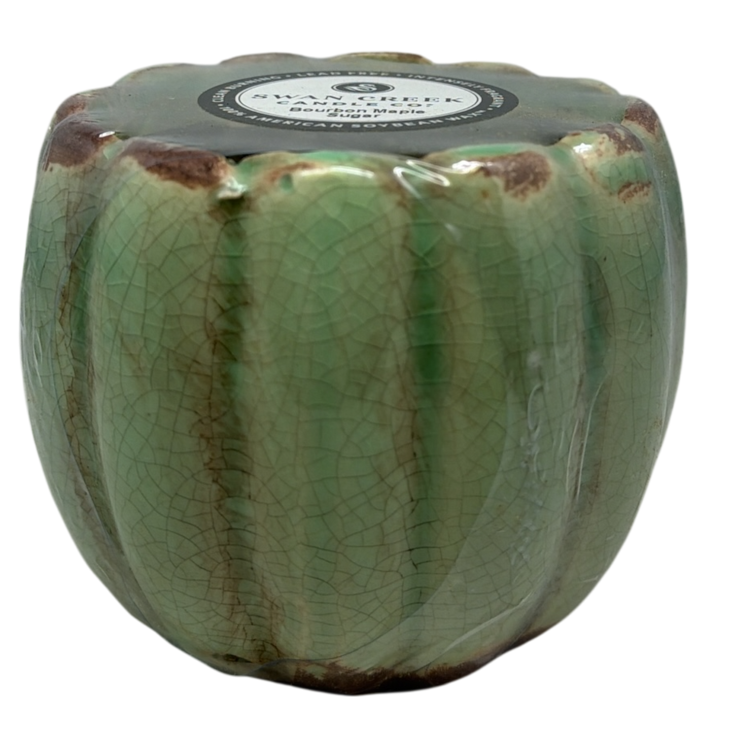 Small Petal Pot Soy Candle - Bourbon Maple Sugar