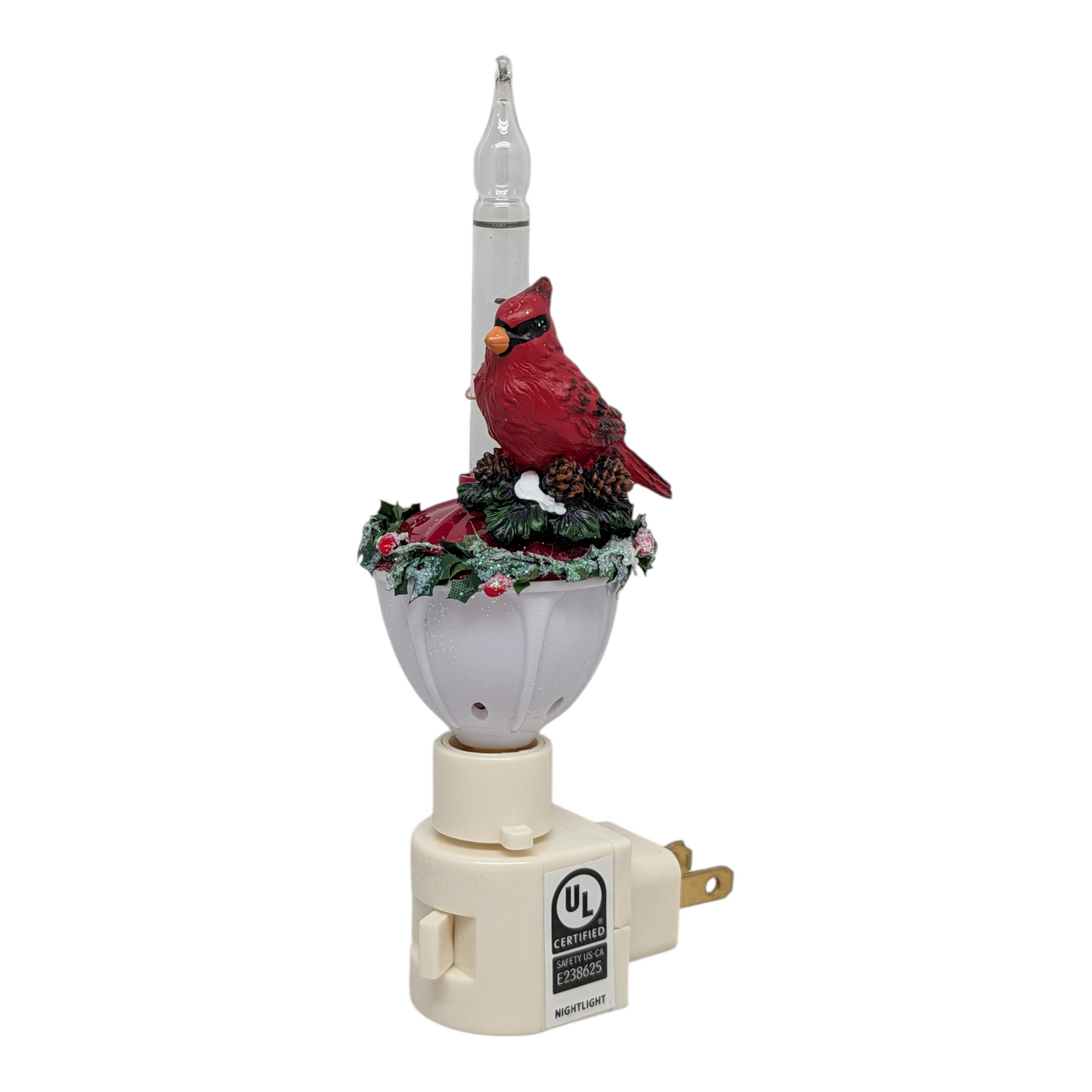 Cardinal Bubble Light Night Light