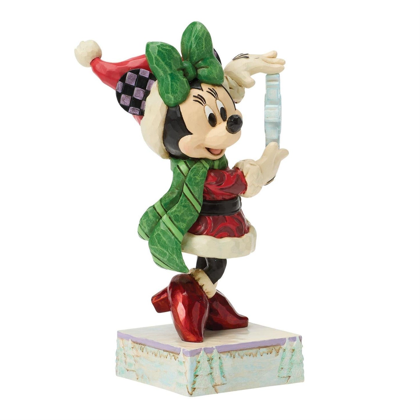 Minnie with Snowflake Figurine – Disney Traditions