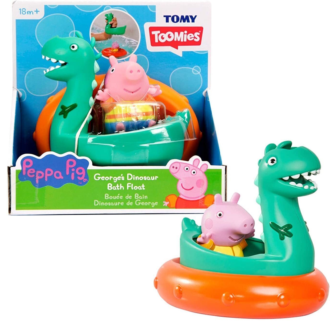 Toomies Peppa Pig Donosaur Bath Float