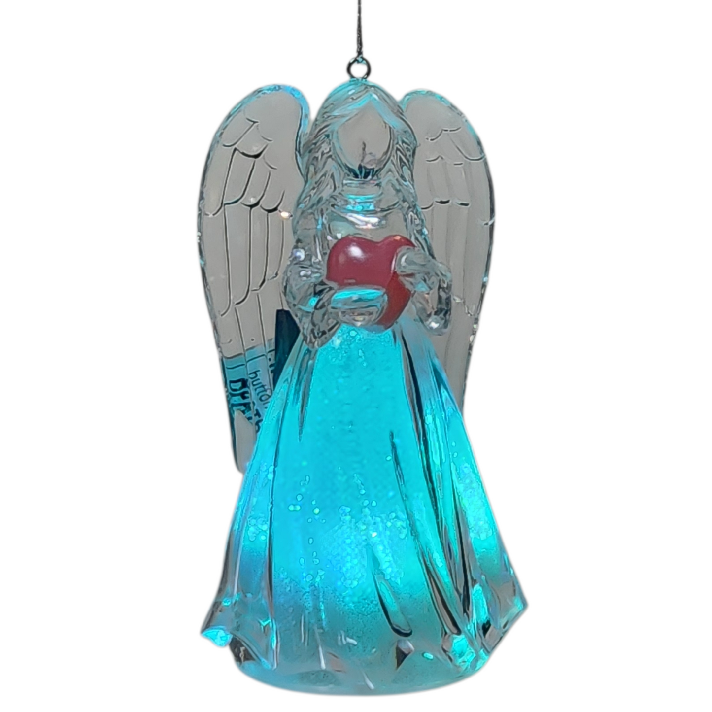 Birthstone Lighted Angel Ornament -