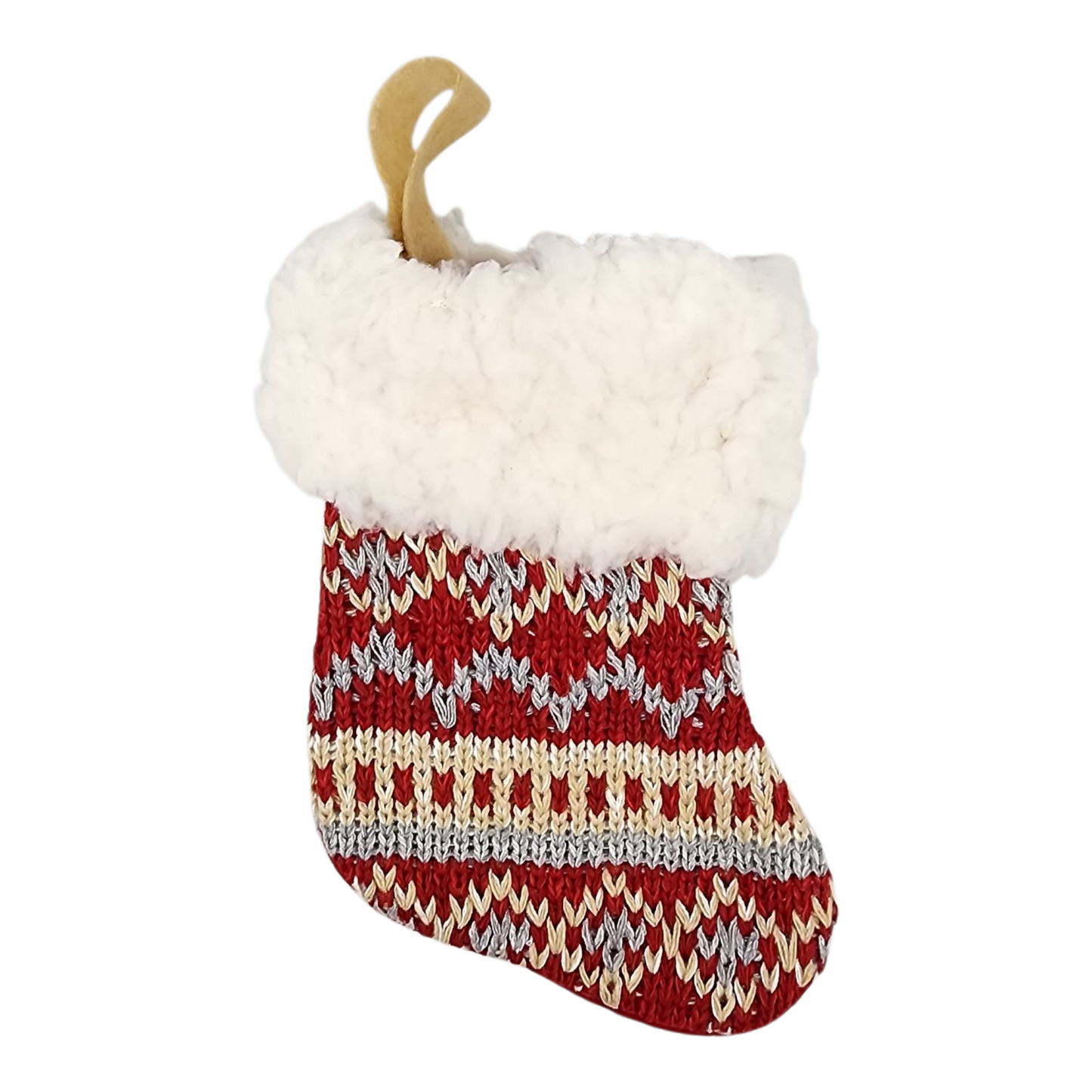 Charming 6 Inch Knit Stocking -