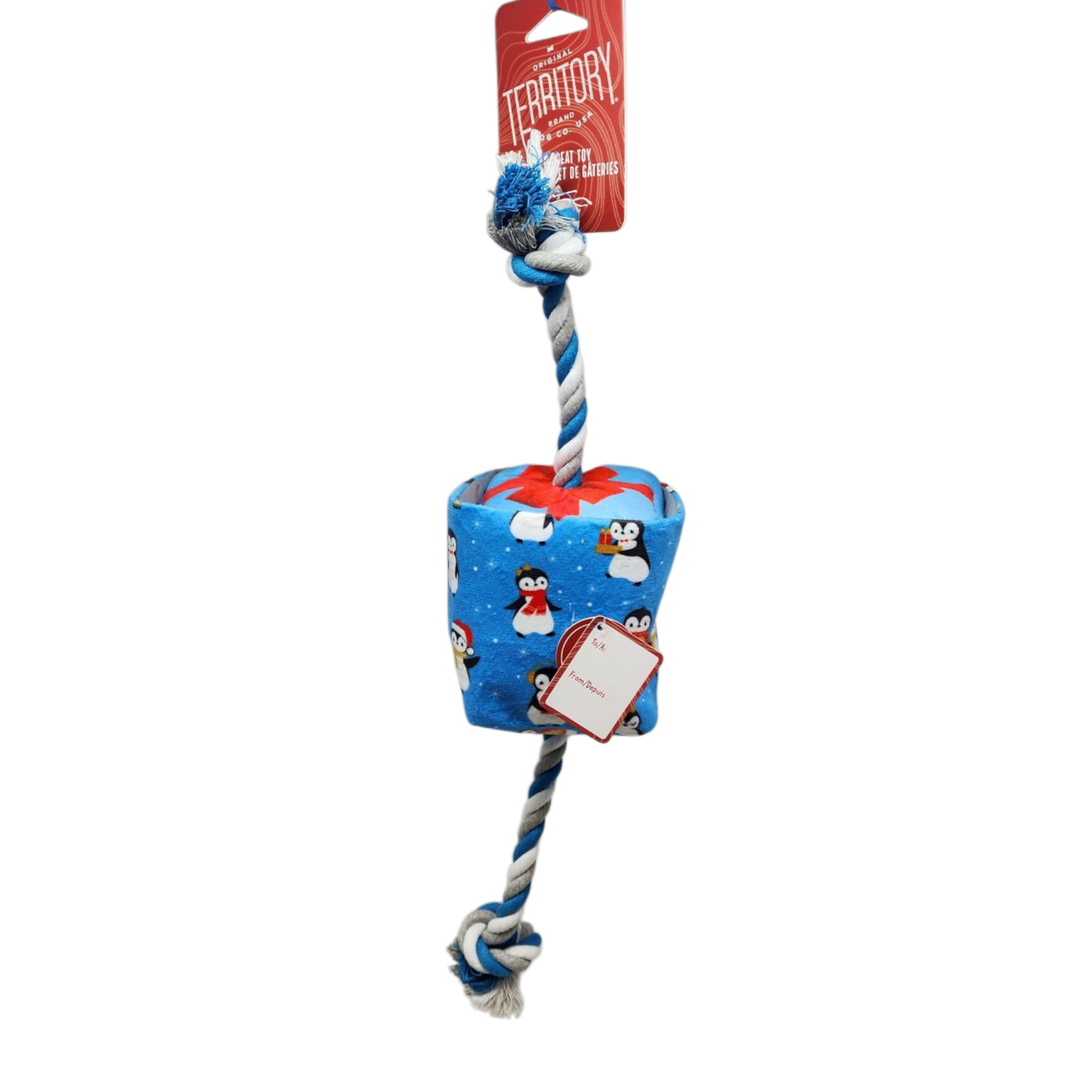 Penguin Hide and Treat Tug Toy