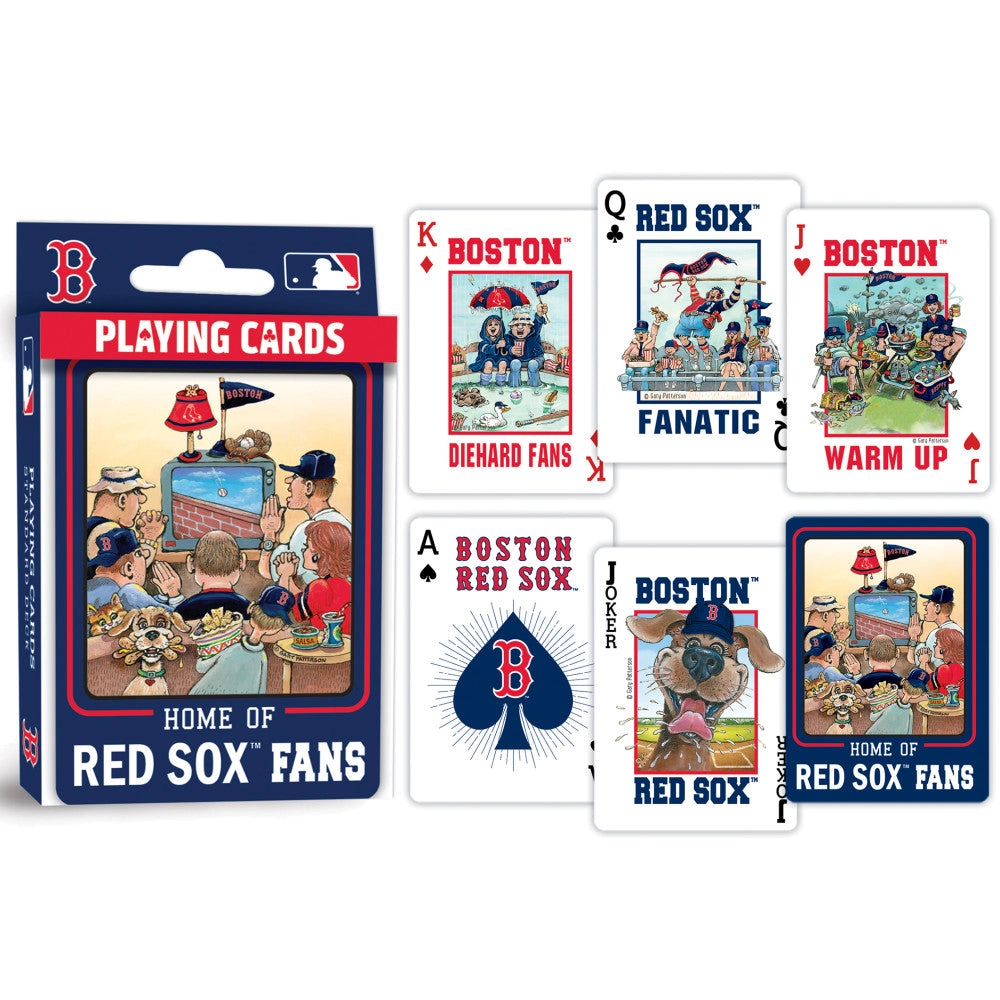 Boston Red Sox Fan Deck Playing Cards - 54 Card Deck