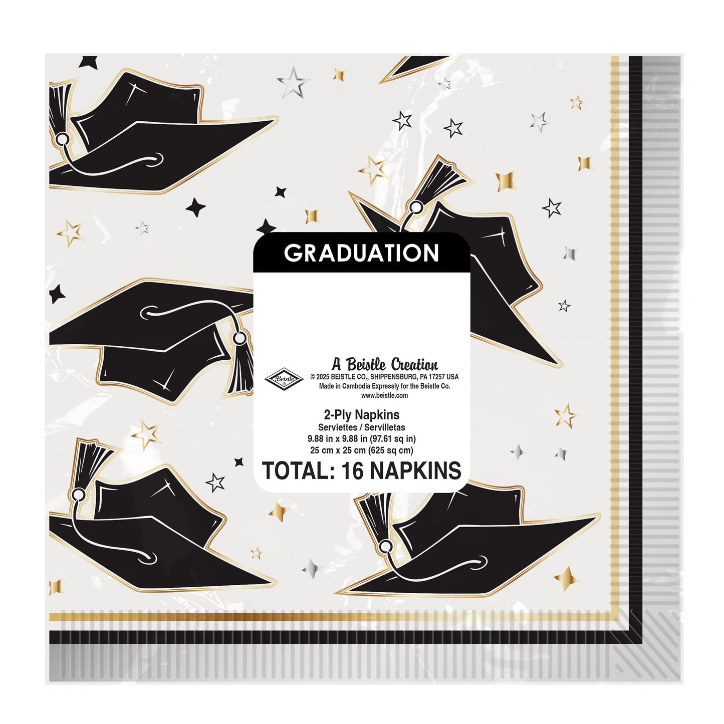 Graduation Beverage Napkins
