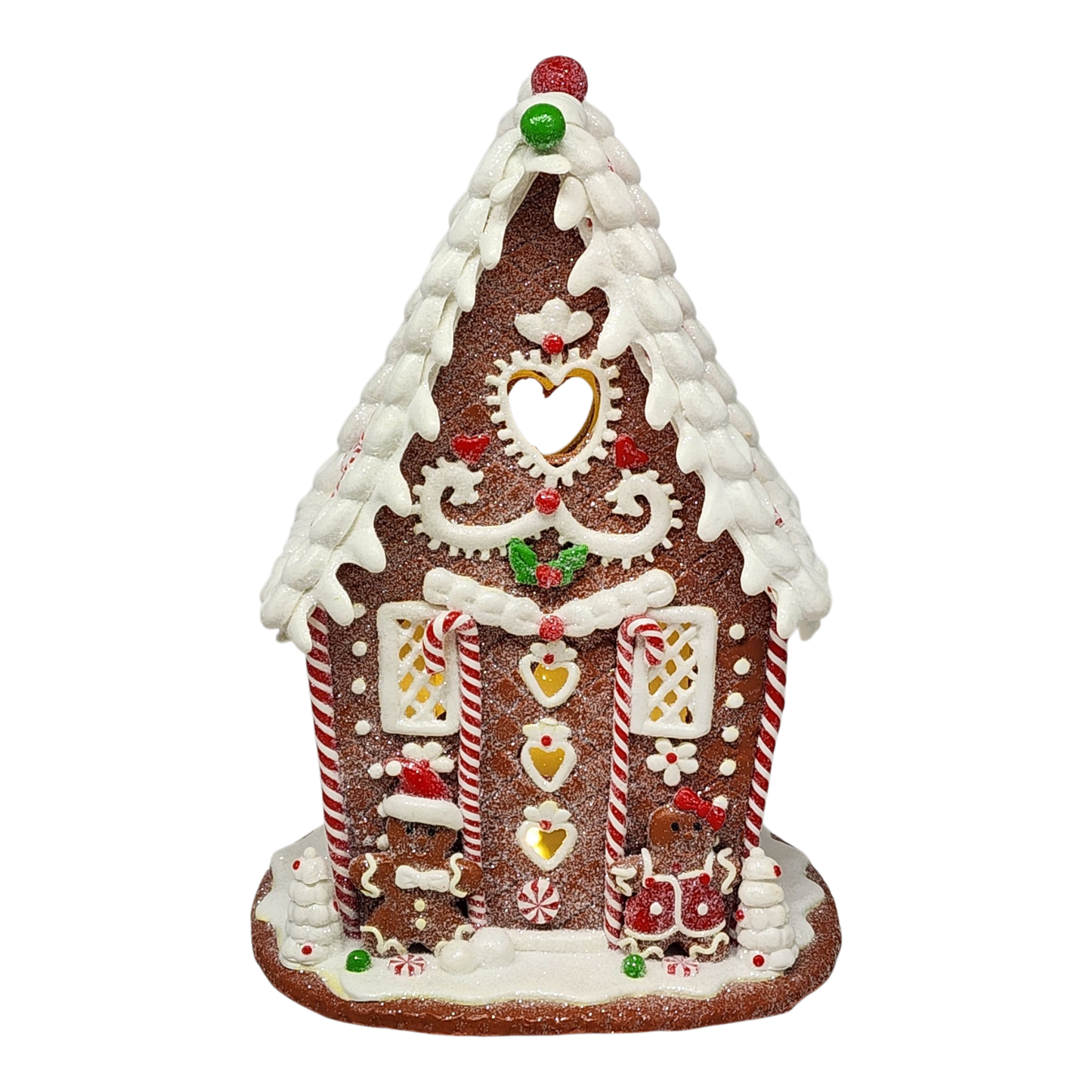 Whimsical Lighted Gingerbread Cottage
