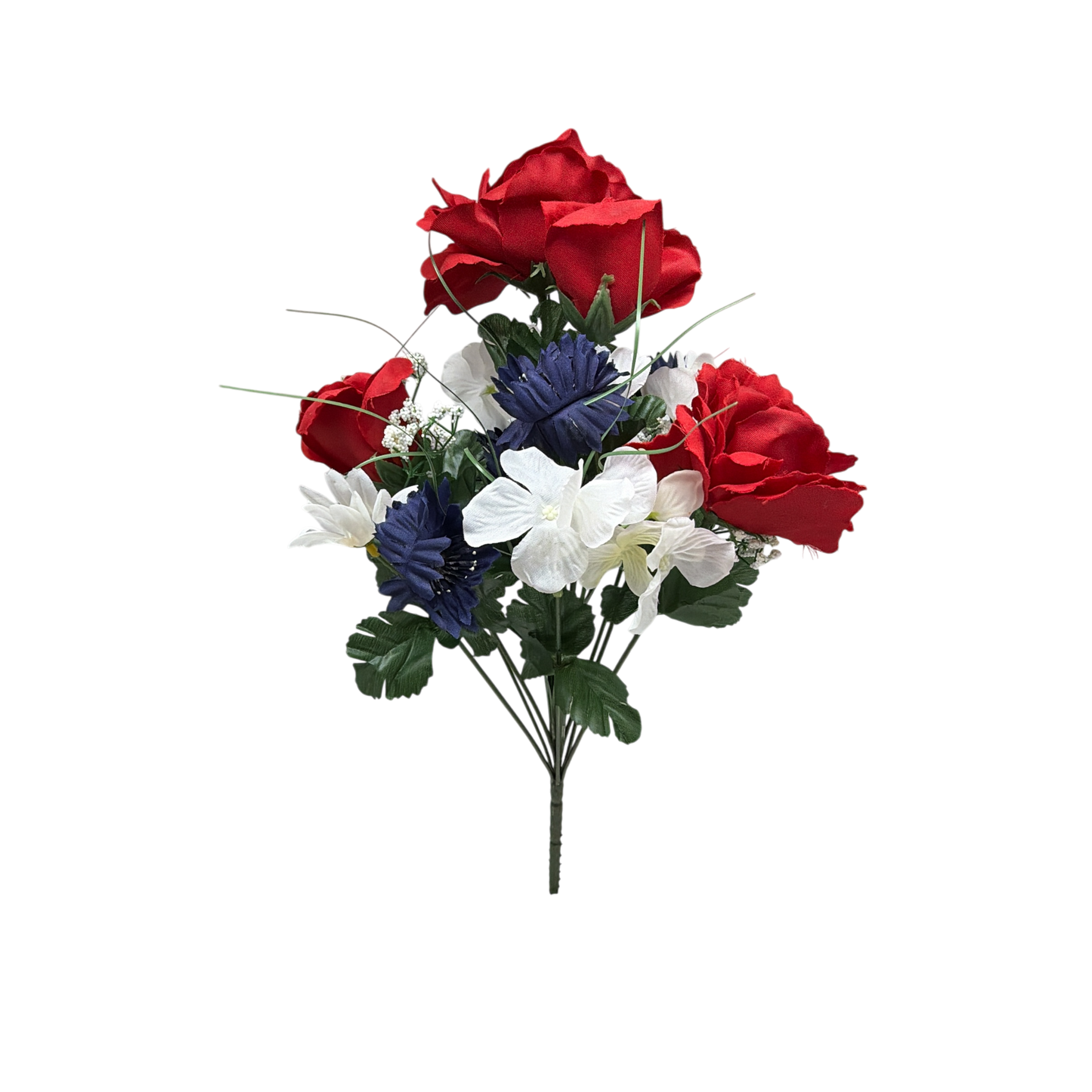 Red White and Blue Flower Bouquet