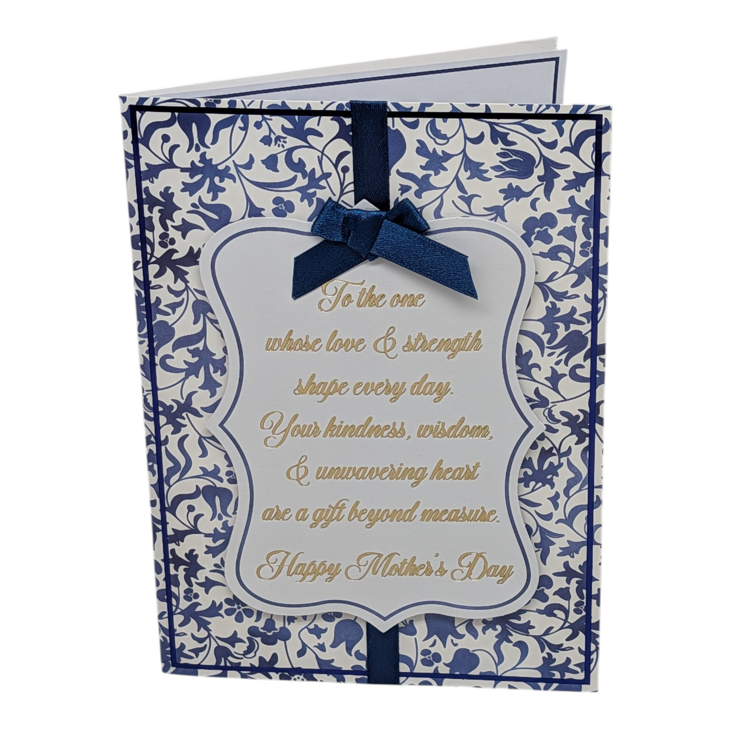 Blue Willow Filigree - Mother's Day Card