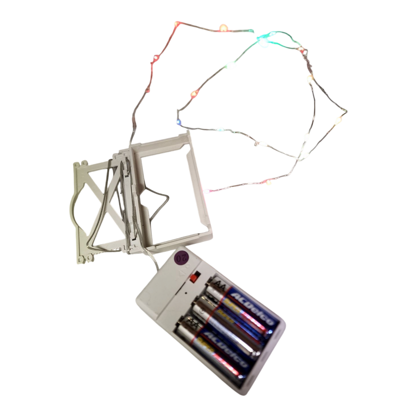 Super Bright Multi Color Flashing 20 LED Light String for Villages