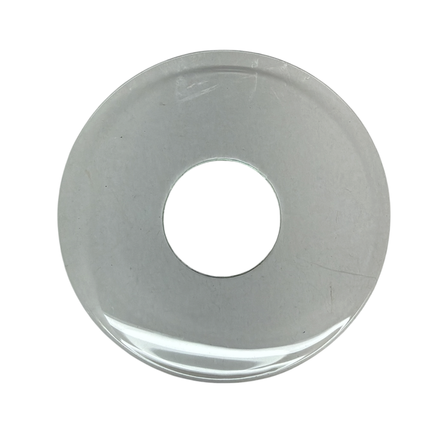 Single Glass Bobeche - Clear Plain
