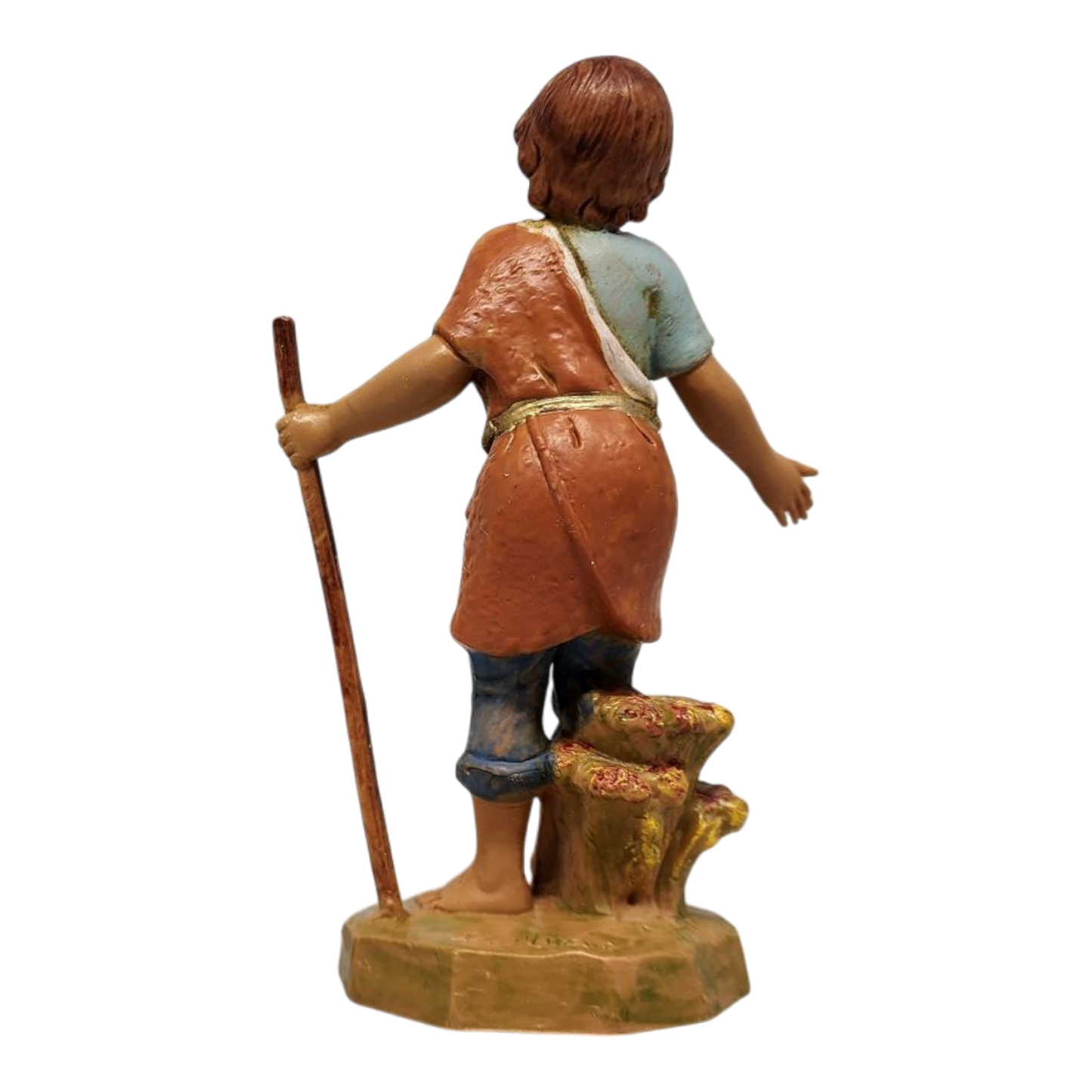 Savio - Boy Shepherd - 5 Inch Scale Nativity Figurine