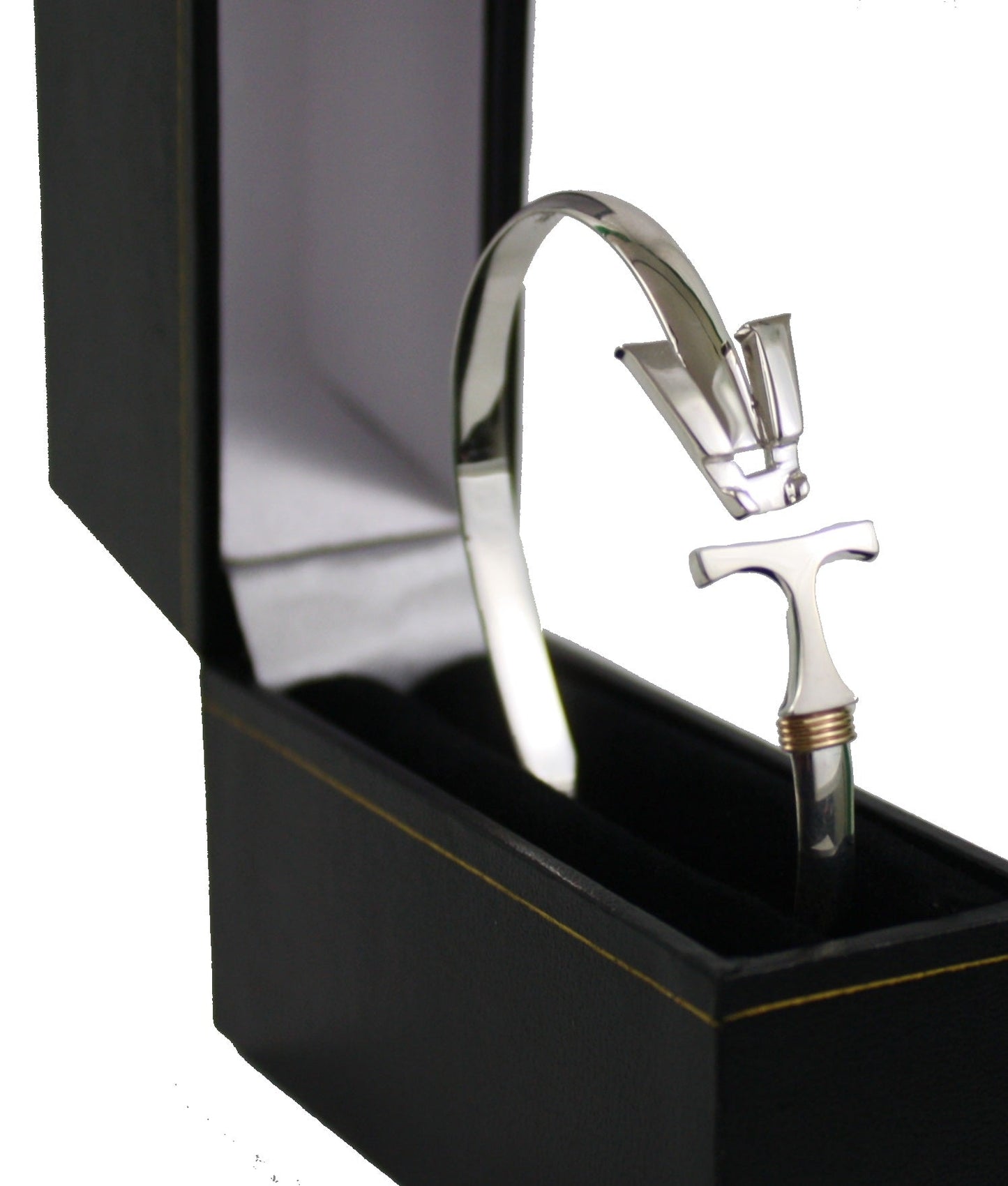 Vermont   Hook Bracelet Silver - 5mm Band - 6.5 Inch