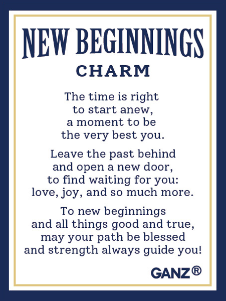 New Beginnings Charm