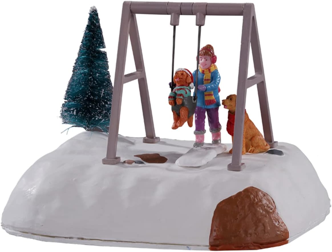 Puppy Gets A Swing Ride  B/O (4.5V)