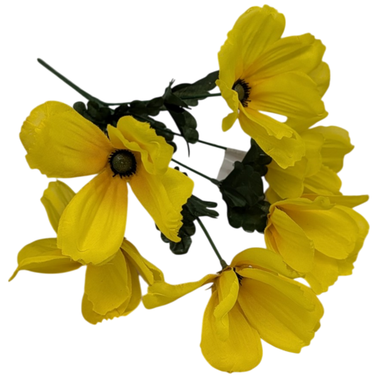 14-Inch Faux Cosmos Bush