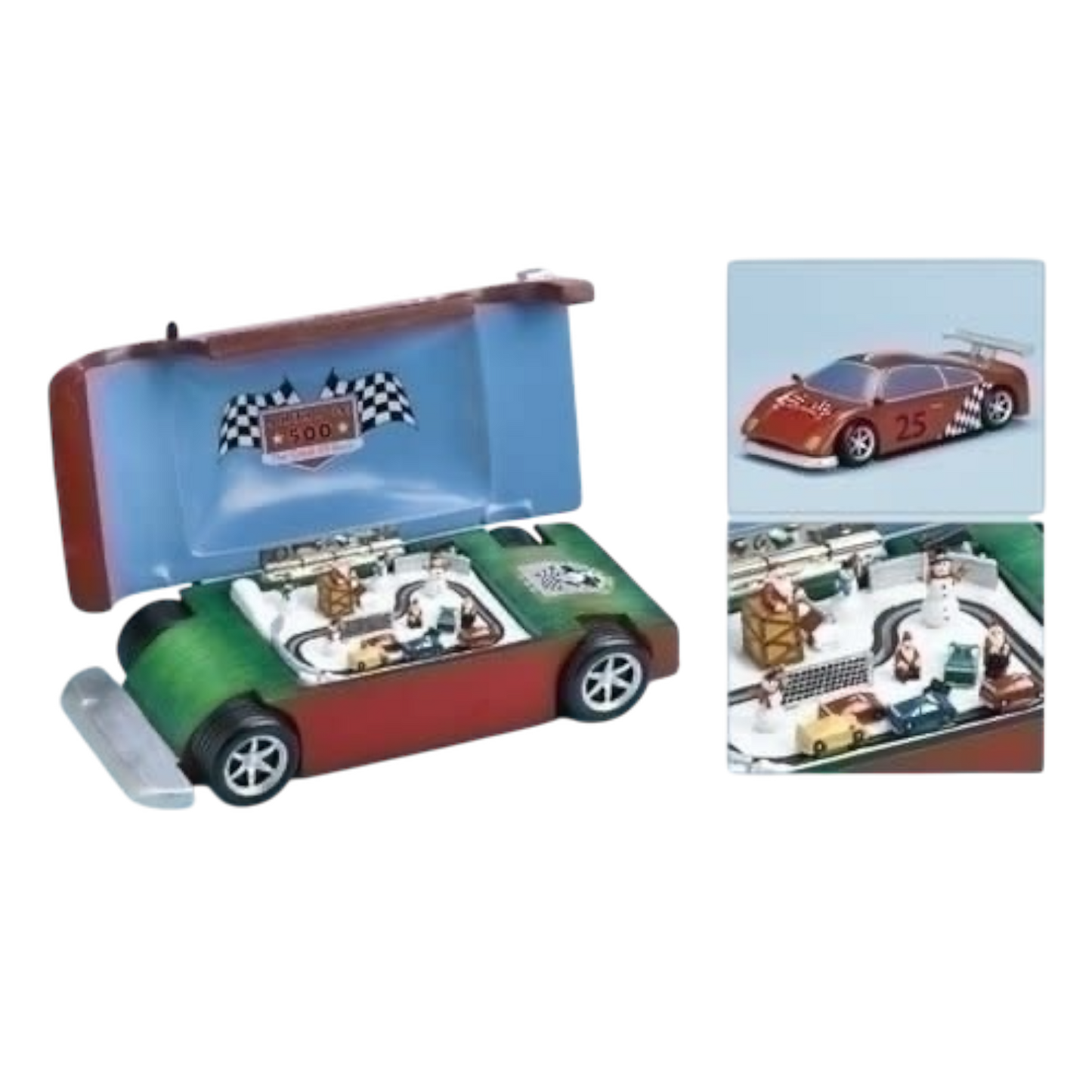 Musical Race Car With Track - 10"