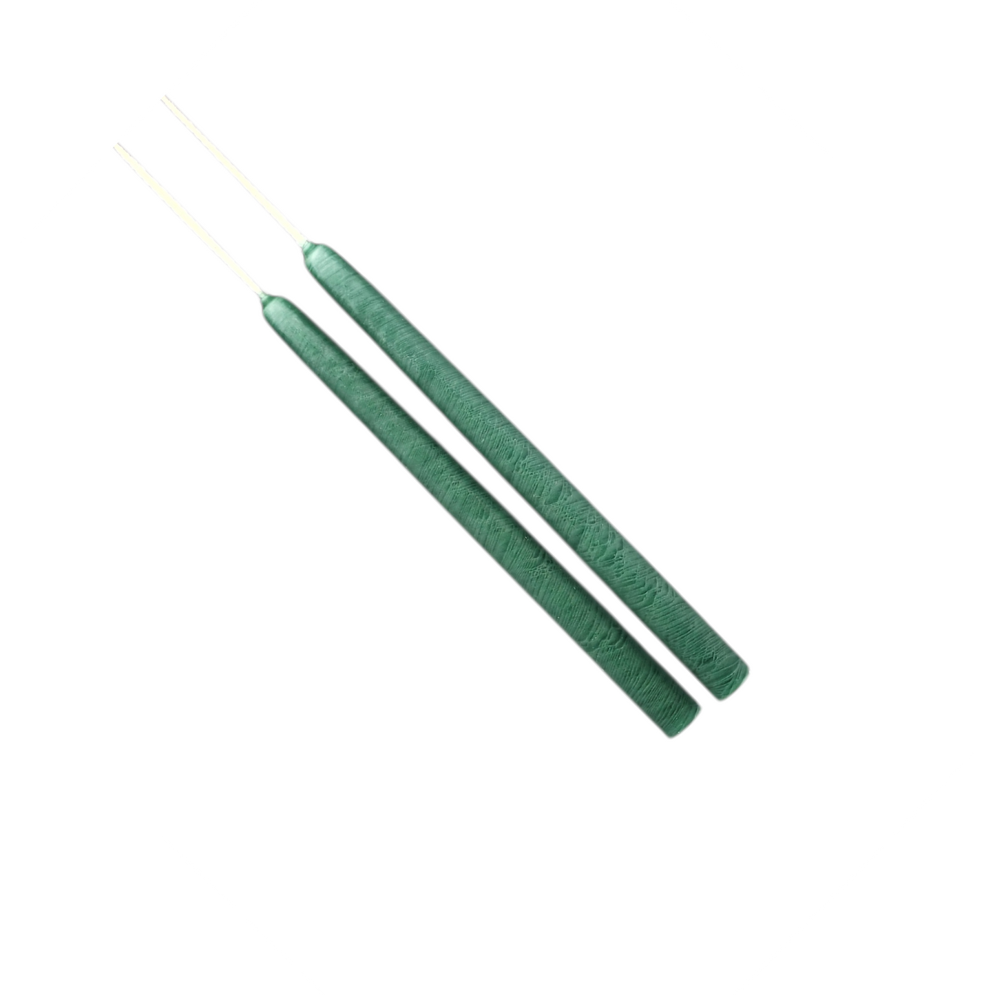 Mole Hollow Half Sized Taper Pair (Emerald Green) - 6 Inch