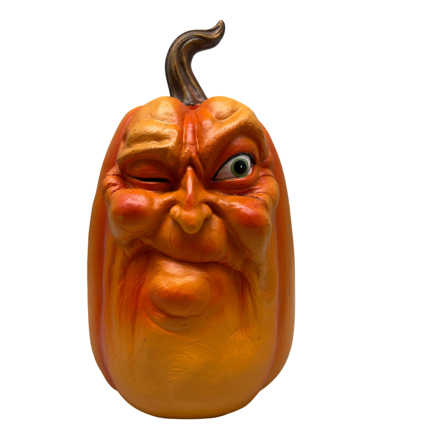 Whimsical Grinning Pumpkin