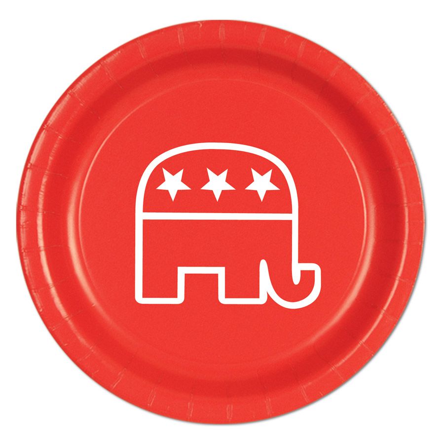 Republican Paper  Plates