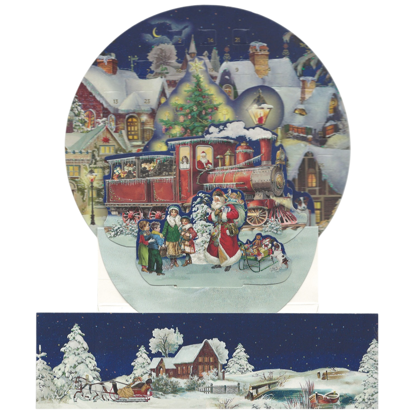 Christmas Train Pop-Up Advent Calendar