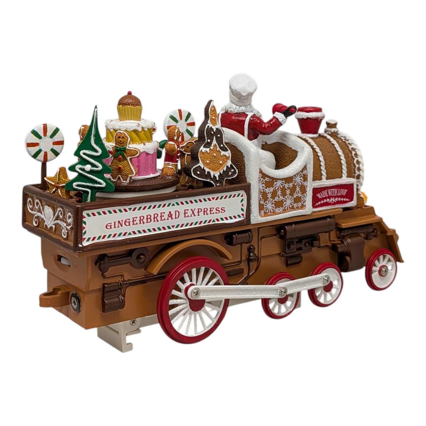 Lighted Musical Gingerbread Train
