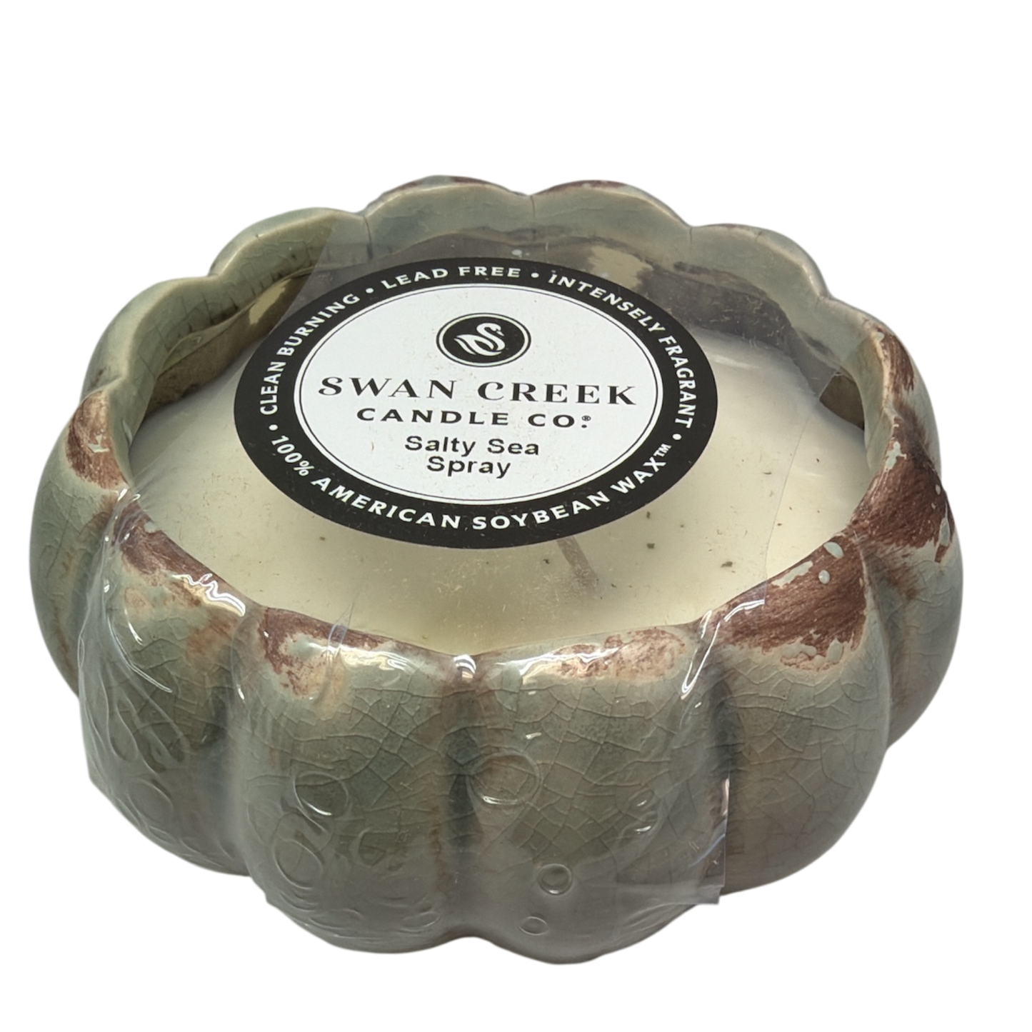 Small Petal Bowl  Soy Candle - Salty Sea Spray