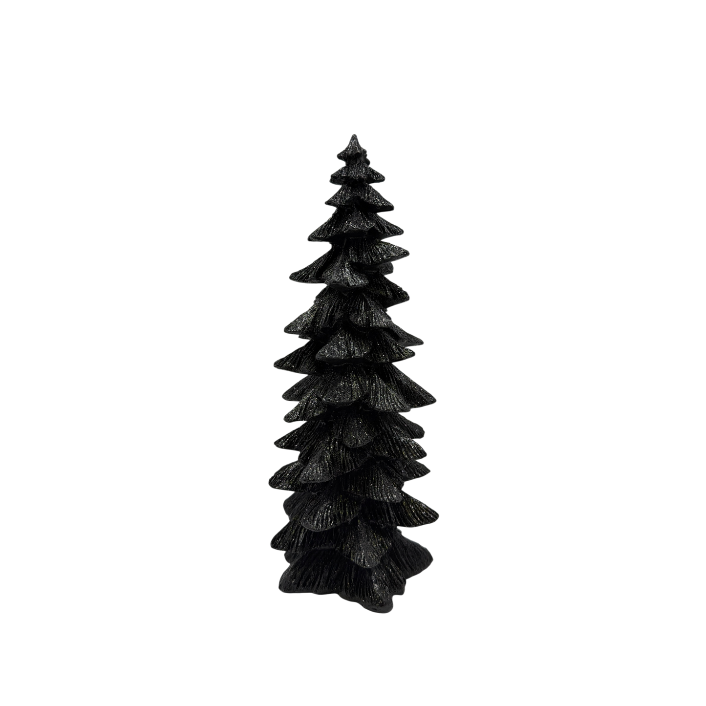 Black Resin Halloween Tree 9 1/4 Inches Tall