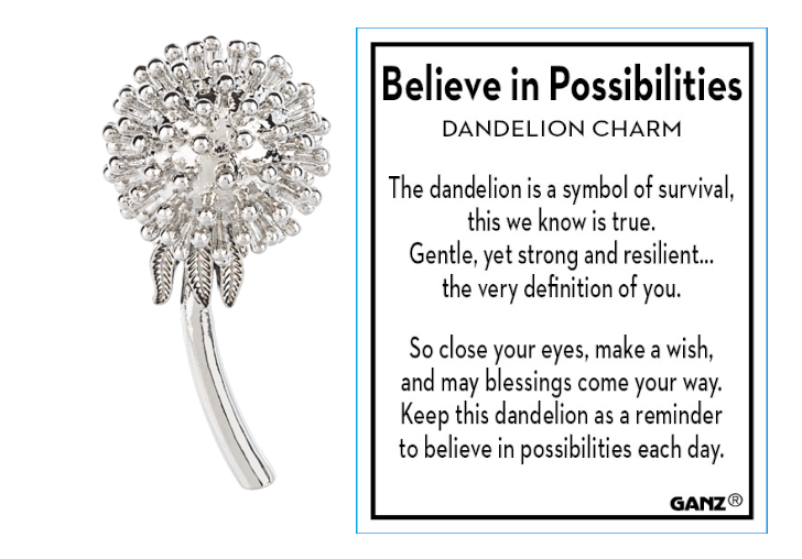 Believe in Possibilities - Dandelion Charm
