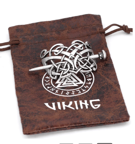 Vikings Triquetra Knot Woman Hair Clip