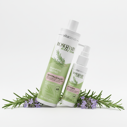 Vita Seiva Rosemary Hair Growth Kit  Shampoo & Tonic System