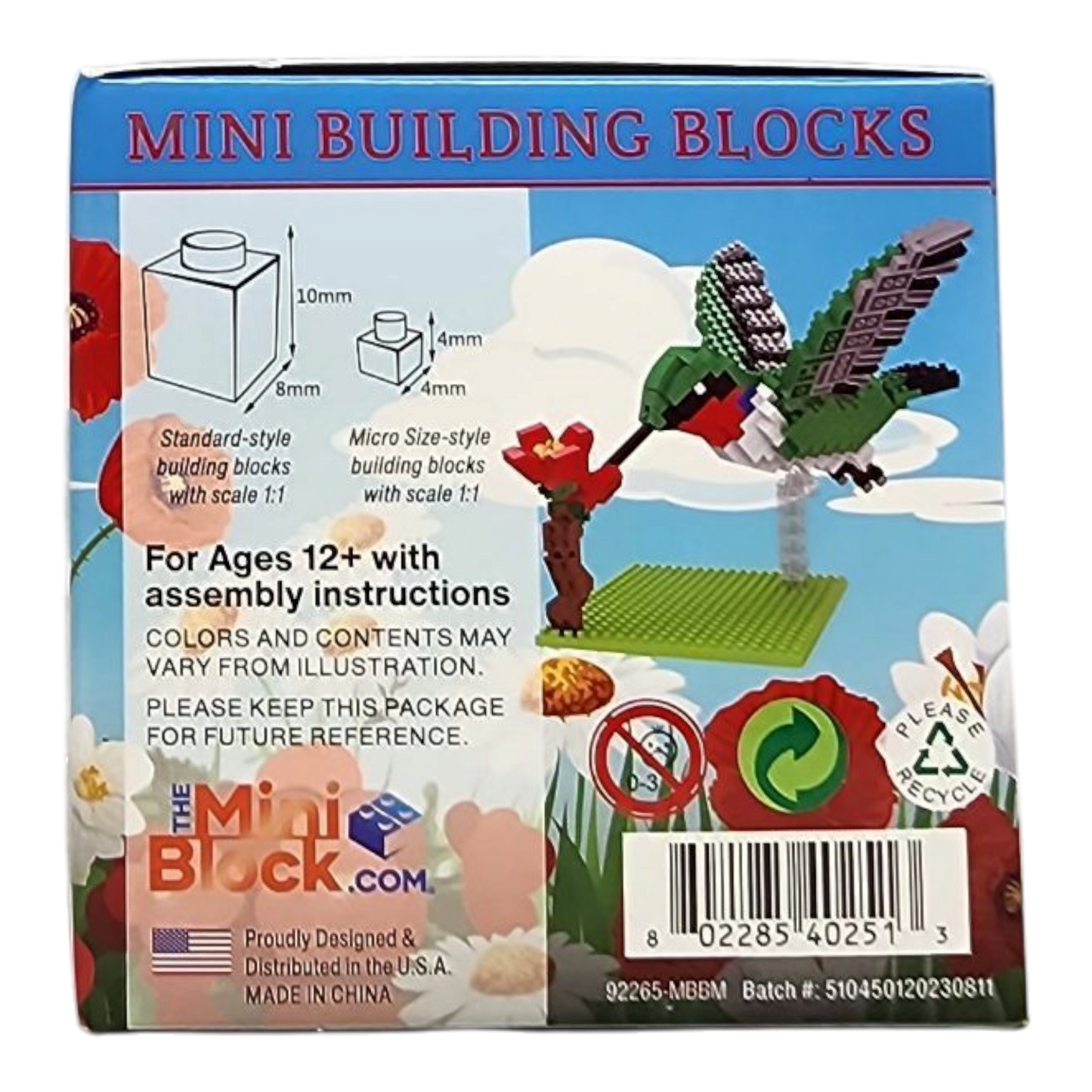 Mini Building Blocks - Hummingbird