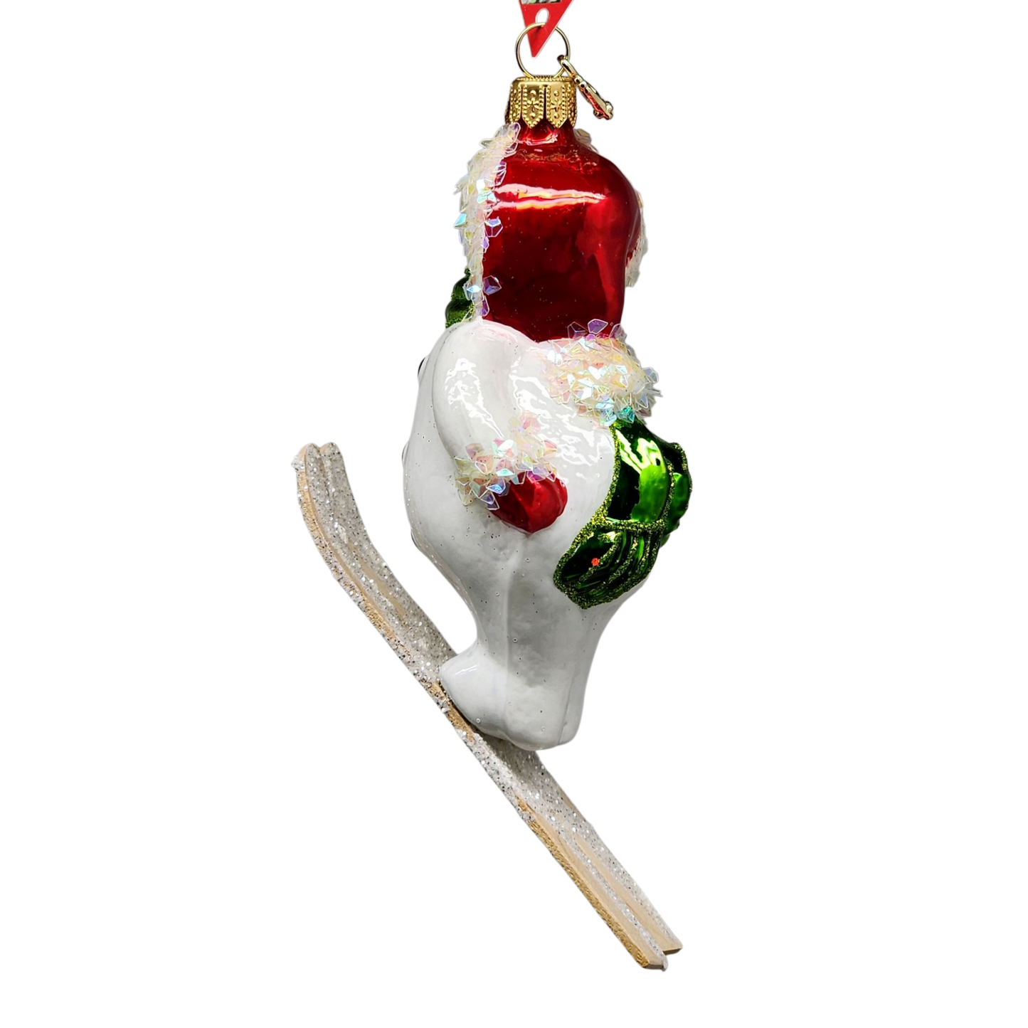 Wooshing - Skiing Snowman Ornament