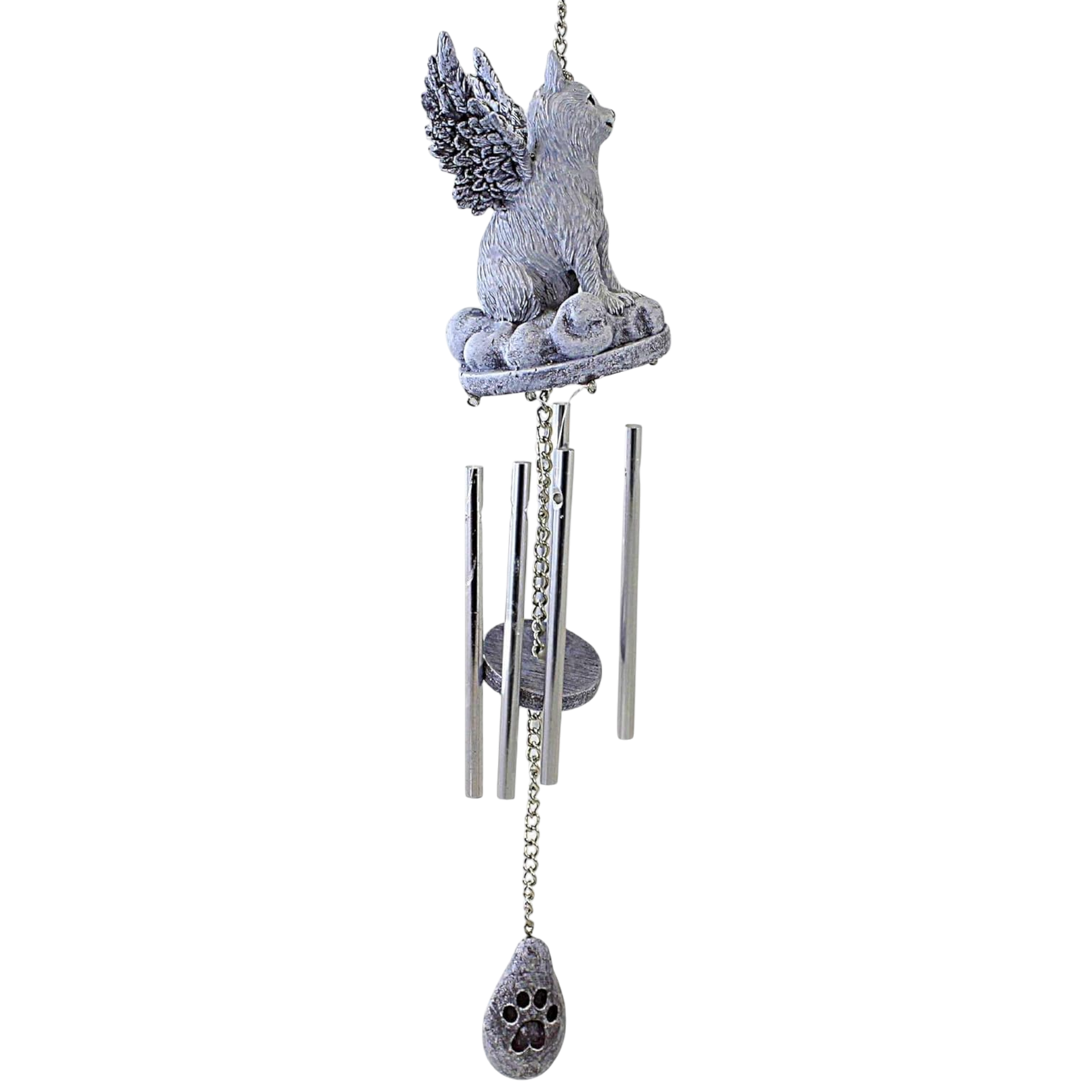 Angelic Cat Memorial Windchime – 17 Inch