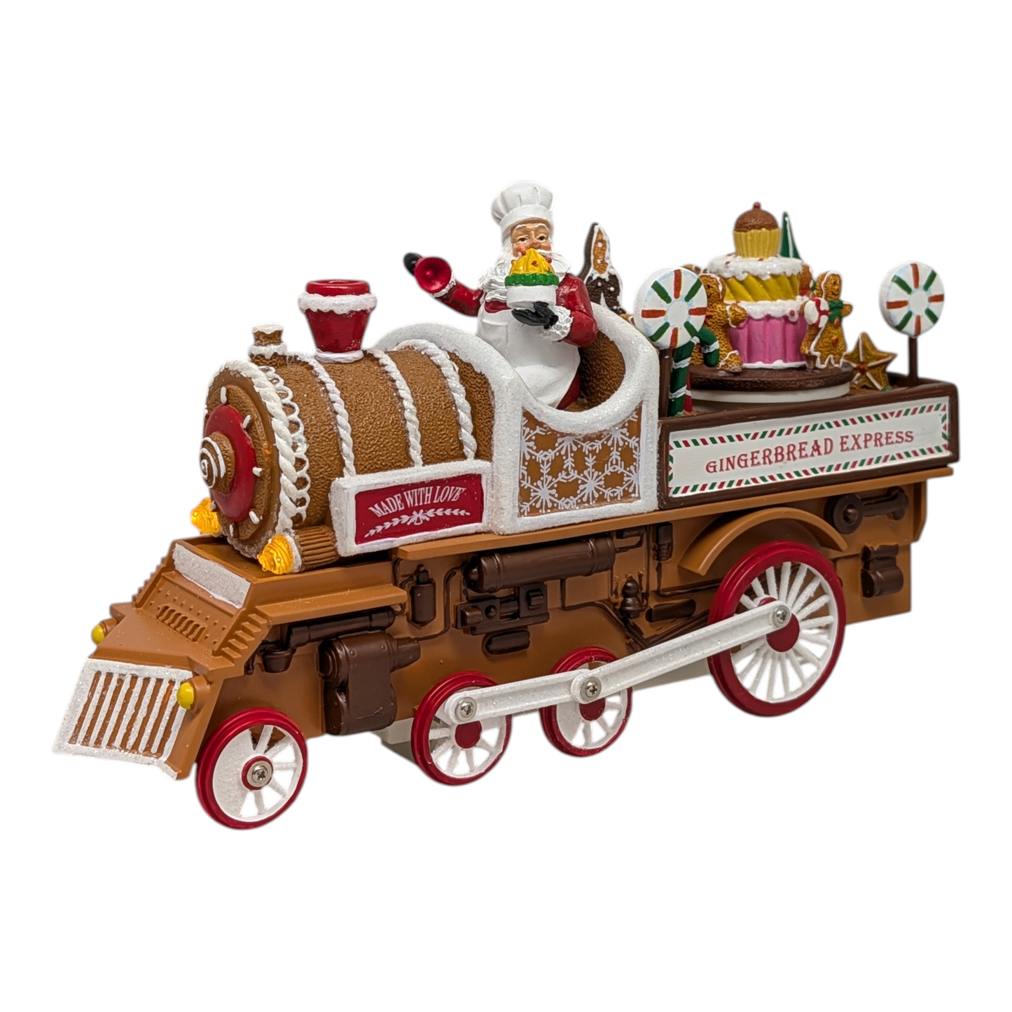 Lighted Musical Gingerbread Train