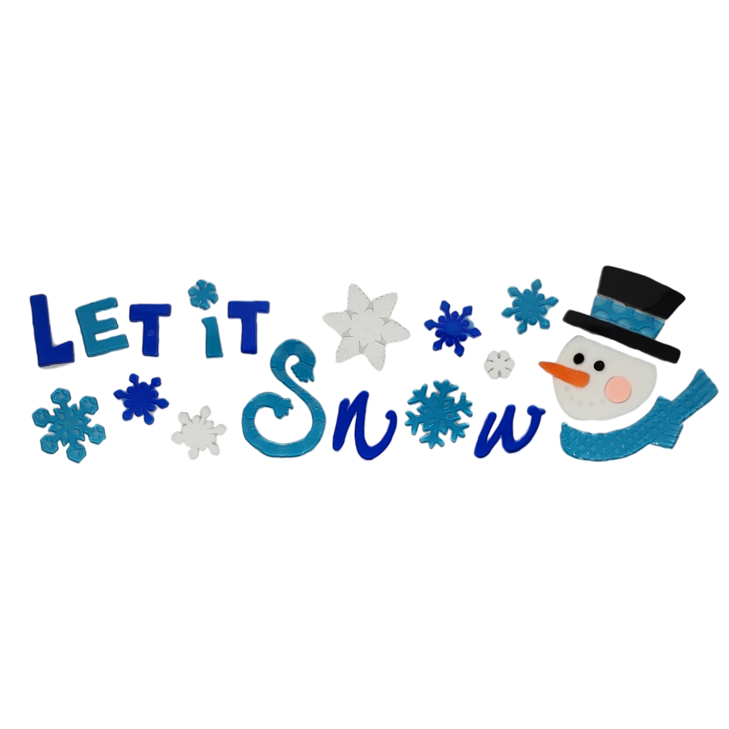 Wide Window Gel Clings - Let it Snow