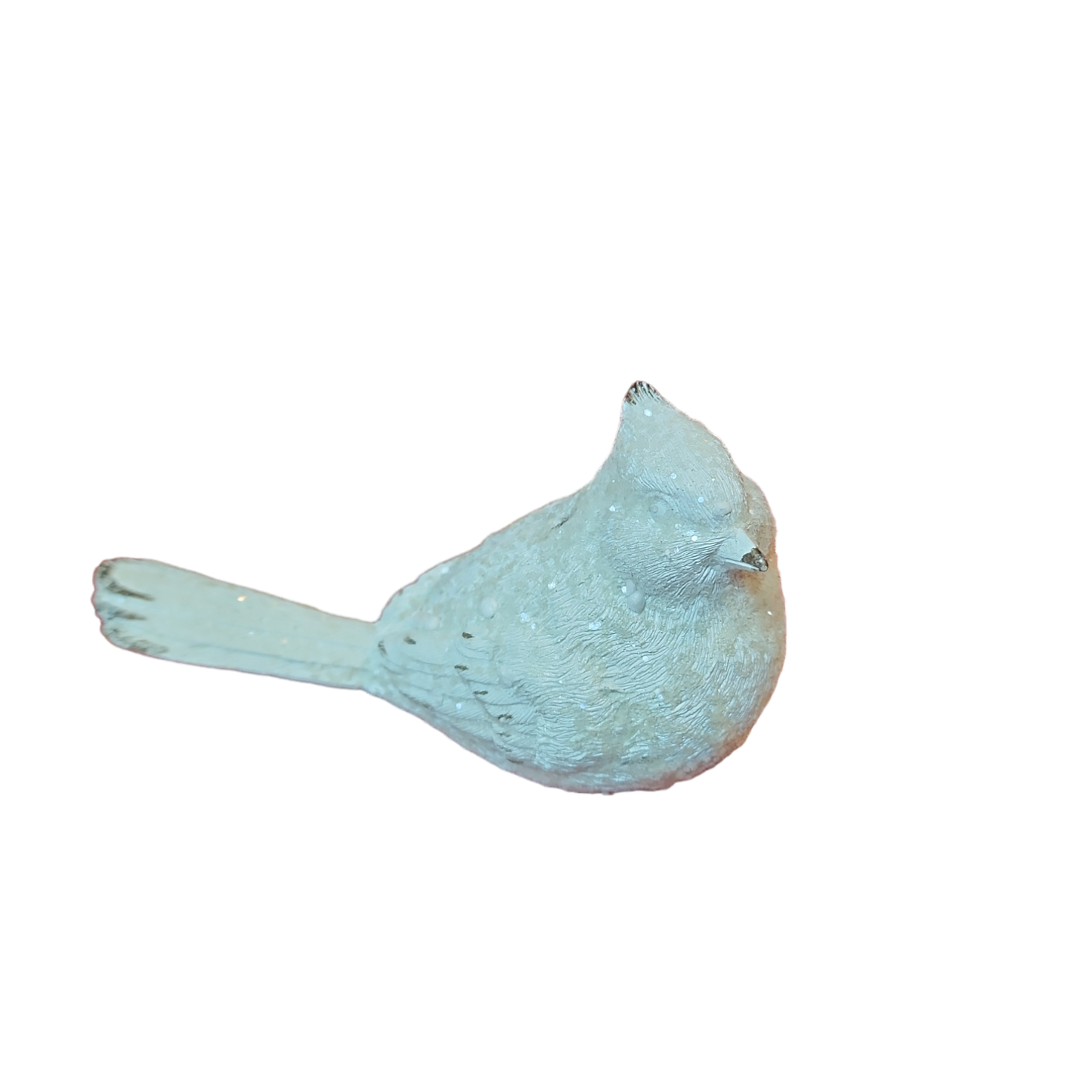 White Cardinal Figurine -