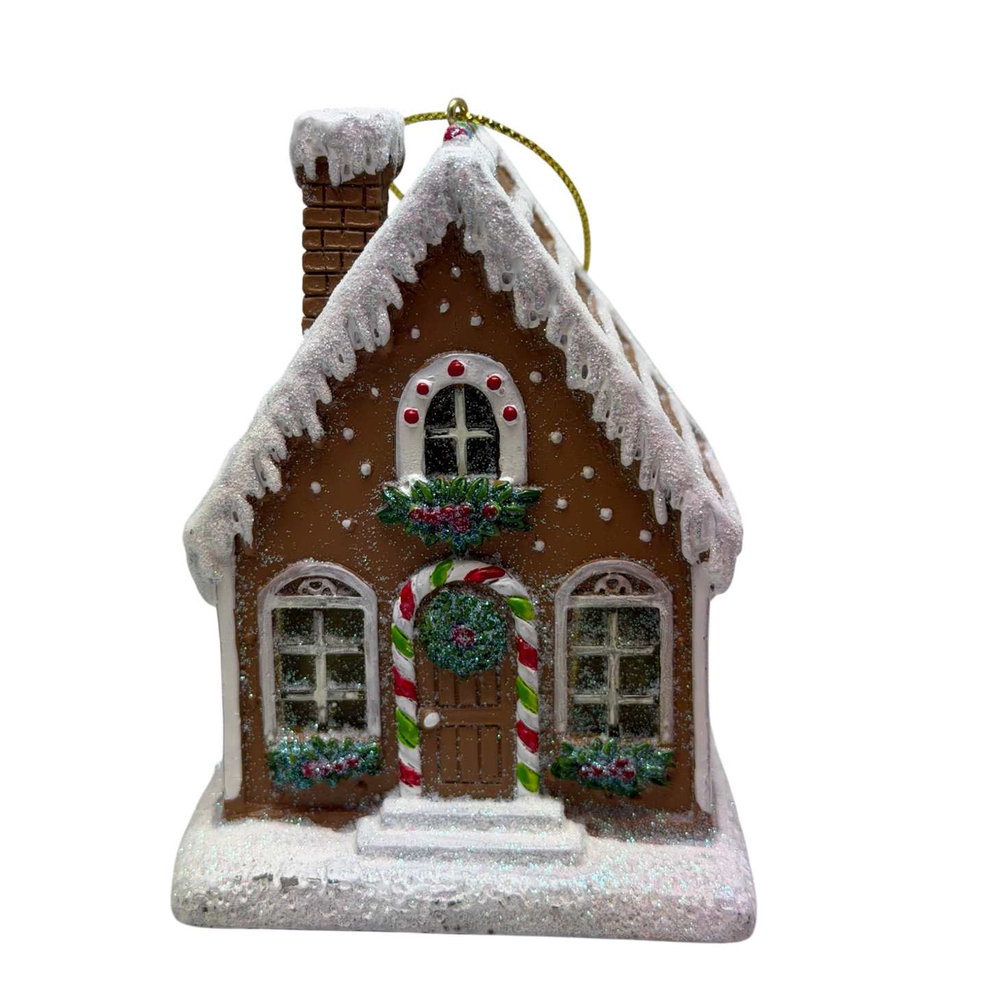 Gingerbread House Resin Ornament