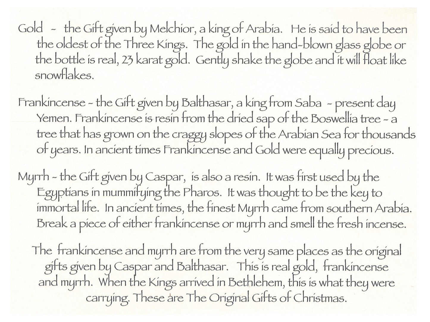 Gifts of the three Kings - Heirloom Box Set