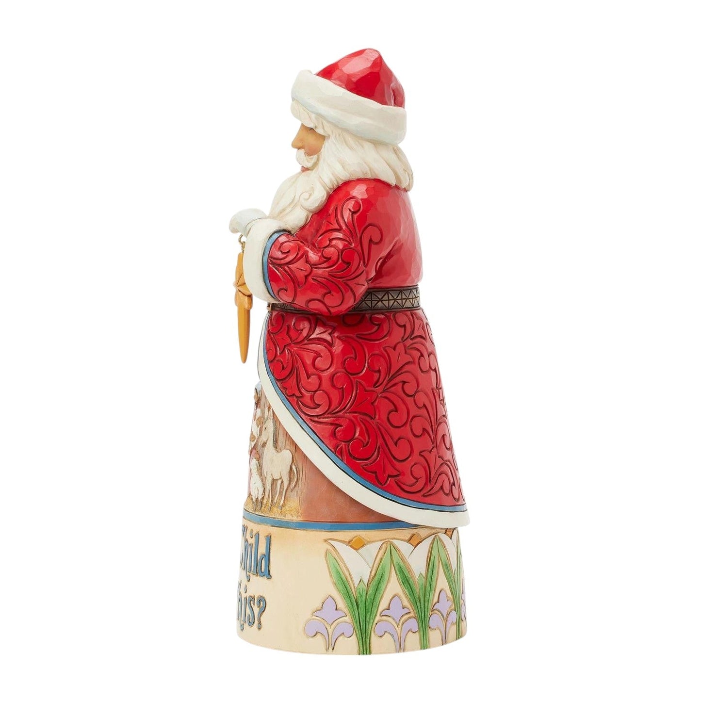 What Child Is This - Santa Figurine