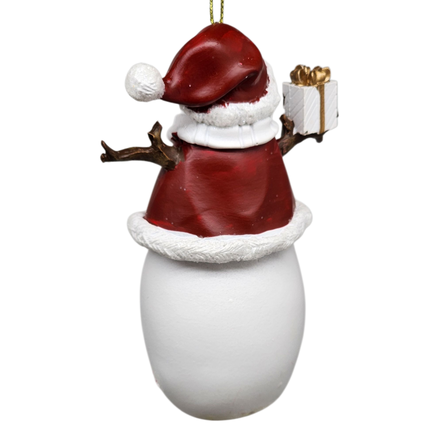 Berry Vine Snowman with Present