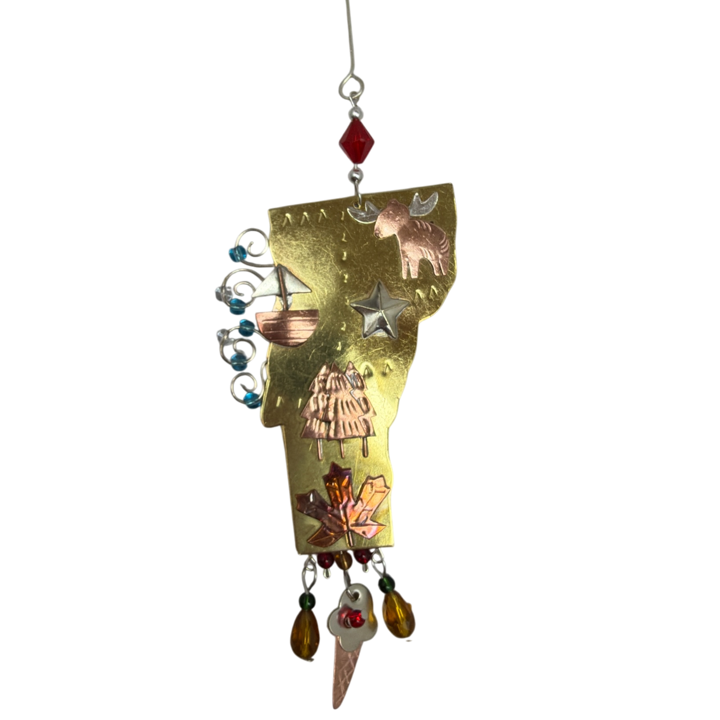 Vermont Icons Metal Ornament